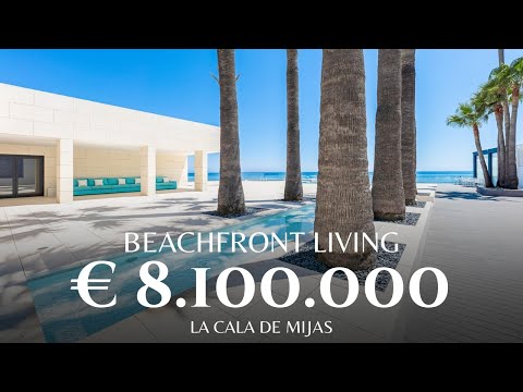 Beachfront Villa in La Cala de Mijas with Sea Views