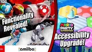 Metroid Dread Amiibo Use Revealed + Mario Party Superstars Gets a Neat Accessibility Upgrade!