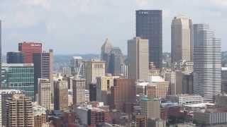 preview picture of video 'City of Pittsburgh, Pennsylvania - The view of the city from Mount Washington'