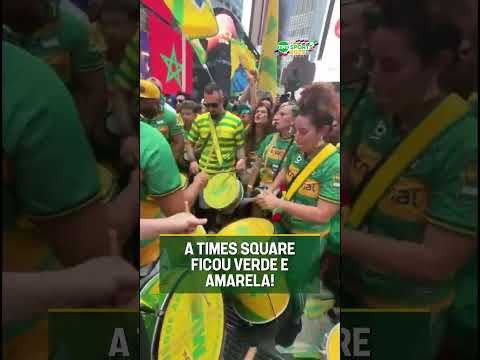 A TORCIDA BRASILEIRA INVADIU NOVA YORK!! 🇧🇷🇧🇷 #shorts