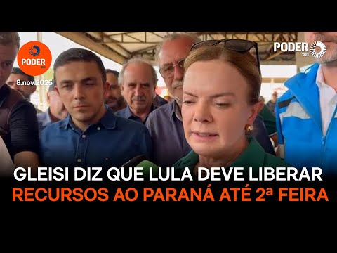 Gleisi: governo deve liberar recursos a cidades do Paraná até 2ª feira