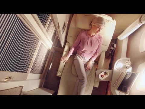 Chiêm ngưỡng nội thất sang trọng trên chuyến bay hạng nhất của hãng Emirates