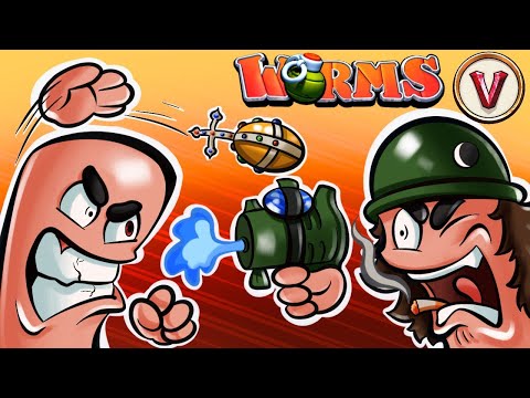 Who is The Saltiest Worm? | VERTiiGO vs Mr Moon | Worms: Revolution