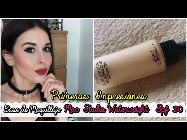 Vídeo relacionado con MAC Studio Waterweight Foundation NW20 Spf30, 30 ml