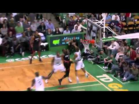 NBA Miami Heat VS Boston Celtics Game Recap 04/01/2012 Rondo 3D