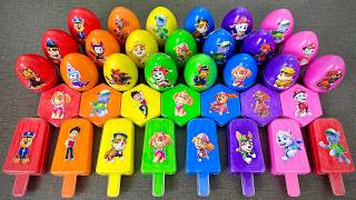 Looking For Paw Patrol Clay With Slime Coloring: Ryder, Chase, Marshall,...Satisfying ASMR Video