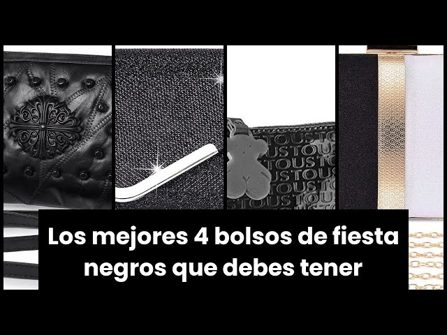 Vídeo relacionado con Larcenciel Bolso Mujer Negro, Elegante Bolso Cuero de Mano con Asa Dorado, Vintage Clutch de Noche de Piel con Cadena Desmontable, Moda Bandolera Carteras de Mano para Boda, Fiesta, Cóctele, 22x12x5CM