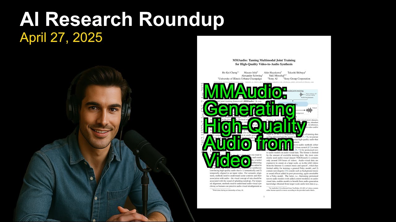 MMAudio: Generating High-Quality Audio from Video