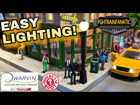 EASY TRAIN LAYOUT Lighting! - Dwarvin by Trainz