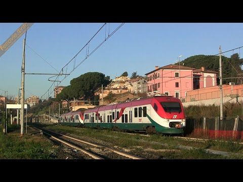 Minuetto Leonardo Express in transito a Magliana - Minuetto Leonardo Express running in Magliana