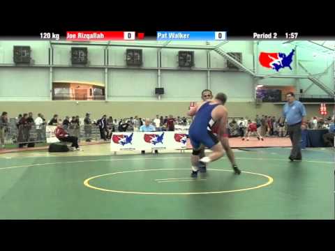 University Nat`ls FS  120 kg: Joe Rizqallah vs. Pat Walker