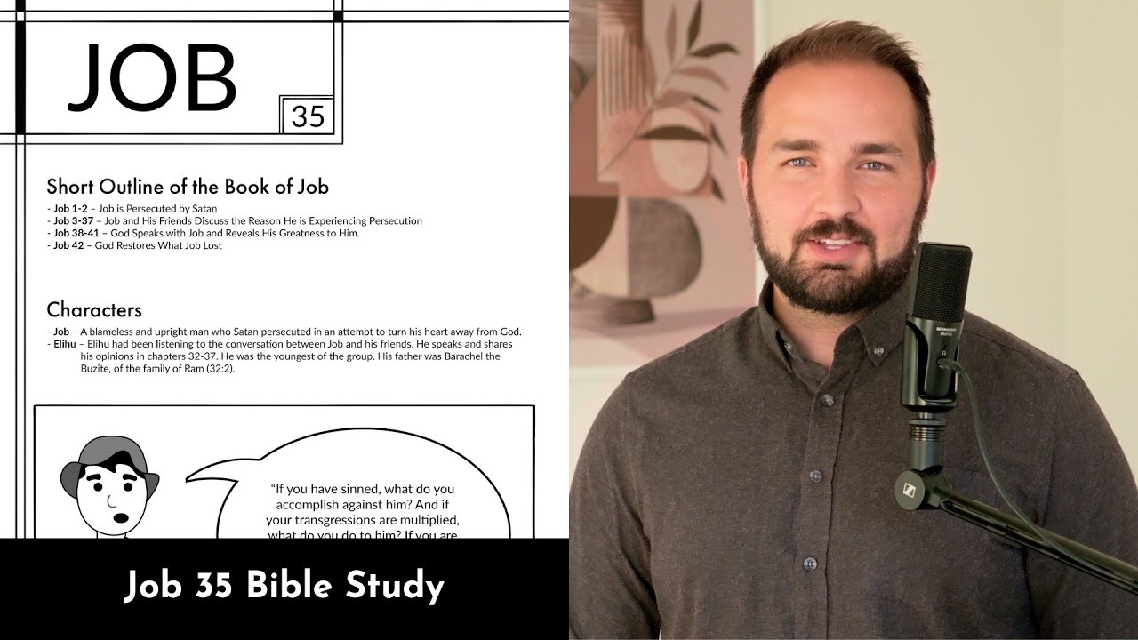 Job 35 - Bible Study and Explanation in 5 Minute