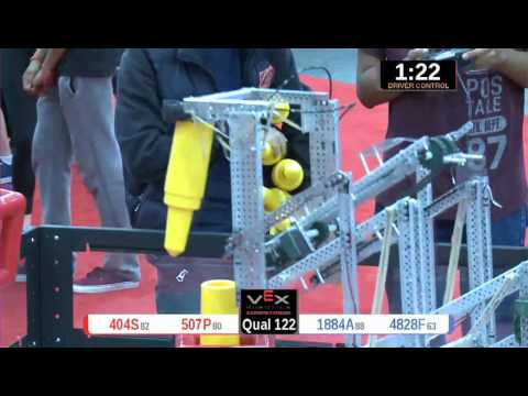 2015 VRC Engr Q122 - 404S 507P vs 1884A 4828F - 58 to 26 - VEX Worlds 2015 - Engineering Division
