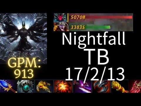 Nightfall Terrorblade vs Riki, CM, Timbersaw, Huskar, Pudge - GG vs Tundra g1 BB Universe dota2