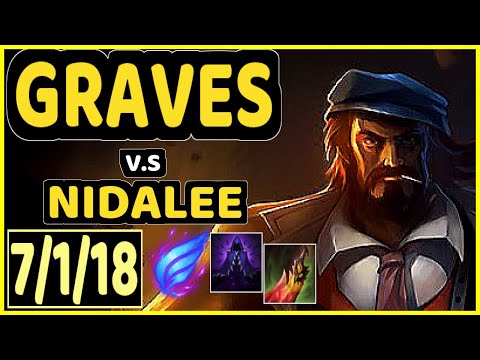 CARIOK (GRAVES) vs NIDALEE - 7/1/18 KDA JUNGLE CHALLENGER GAMEPLAY - BR