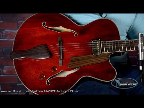 2021 Eastman AR403CED Archtop mit Ebenholz Griffbrett - Classic Truetone Gloss | 16’’ Hollowbody Archtop Jazz Guitar Kent Armstrong Humbucker 2,86kg | CoA OHSC Bild 21