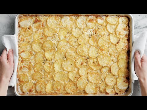 Sheet Pan Scalloped Potatoes