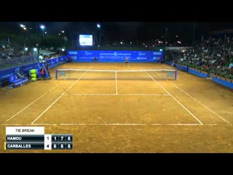 Hamou-Carballes 3rd set tiebreak San Benedetto Challenger 2015