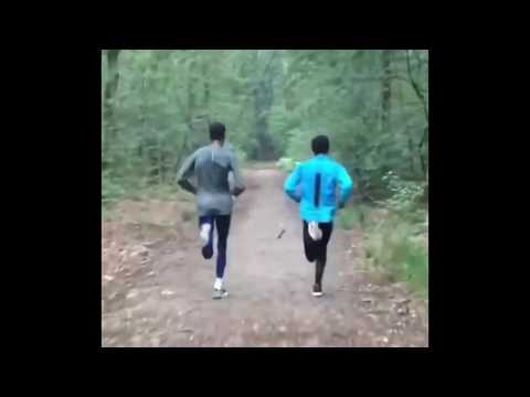 Kenenisa Bekele and Yomif Kejelcha Running Together in the Forest Trail | #EthioAthleticsNetwork