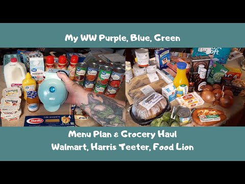 myWW Meal Plan & Grocery Haul | Walmart Online, Harris...