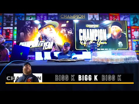 BIGG K "BATTLE RAP NEEDS BOUNDARIES" ADDRESSES ALL PART 2 - CHAMPION OF THE YEAR PRESS CONFERENCE