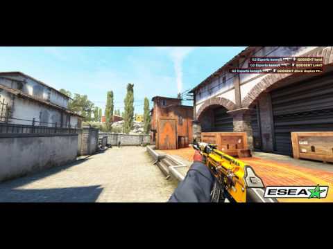 ECS Season 3 EU - G2 kennyS Ace vs. GODSENT - de_inferno 5K Round