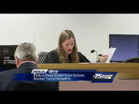 $30k in iPads stolen from school, worker turns himself in