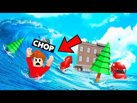 ROBLOX MEIN TSUNAMI KA KEHER BHAUT BHAYANAK HAI
