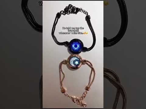 Long Distance touch Light up & Vibrate Bracelets for Couples #viral #trending #subscribe