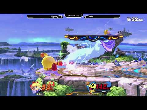 Smash Ultimate: LingLing (Peach) V Kiwi (Pacman) - Synthesis 17 Tournament SSBU