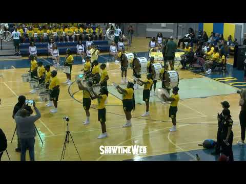 Drumline Battle Kentucky State vs Alabama State - "Music Through the Streets" HBCU Gym BOTB
