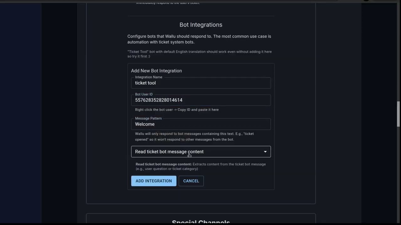 Wallu Bot tutorial