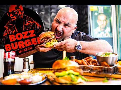 ERSIN BABA TESTET BOZZ BURGER BY AZAD IN FRANKFURT