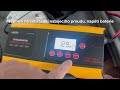 Mikroprocesorová nabíjačka 12V / 24V - 25A WET / AGM / GEL / VRLA / CALCIUM / 12V LifePO4 - Video Youtube
