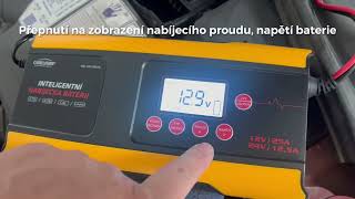 Autonabíječka 12V/25A & 24V/12,5A + 12V LifePO4