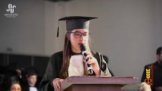 Discurso da Oradora do 9° ano do Ensino Fundamental | Ano Letivo 2024