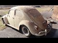 FIRST WASH in 25 YEARS | Forgotten Barn Find - 1964 VW Beetle 1st Wash