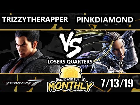 BnB 14 Tekken 7 - PinkDiamond (Master Raven) Vs. TrizzyTheRapper (Kazuya, Feng) - T7 Losers Quarters