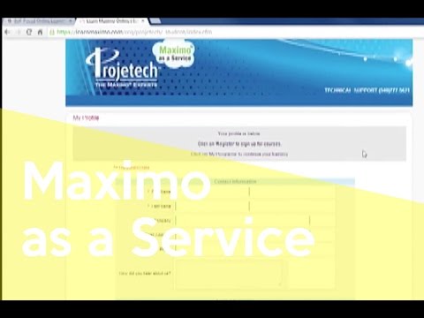 IBM Maximo Training: Self Paced Online Learning by Projetech ...