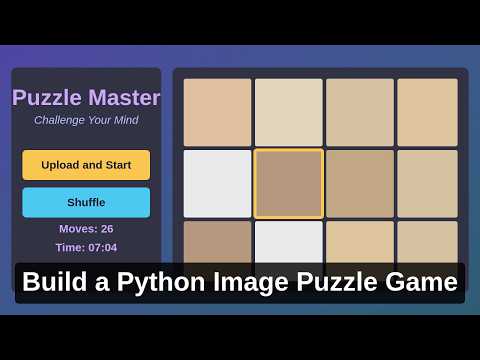 Python Project Tutorial How To Create Puzzle Game Step By Step Using Tkinter With Source Code