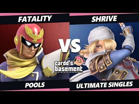 Cardd's Basement Pools - Fatality (Captain Falcon) Vs. Shrive (Sheik) SSBU Ultimate Tournament