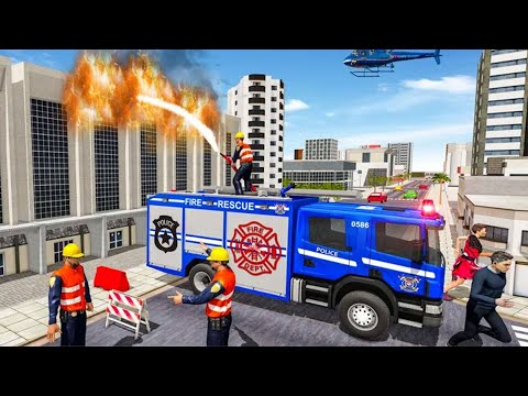 Police Ambulance Fire Truck Simulator 2021 Emergency Fire Truck Rescue Driving Game
