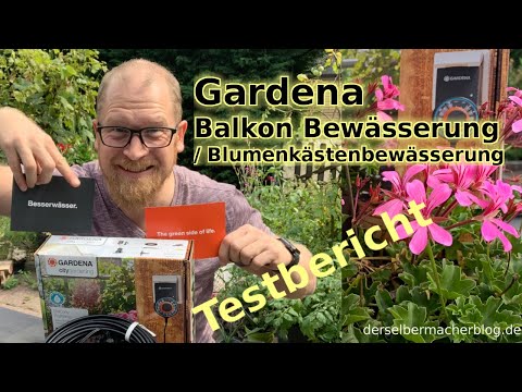 Gardena Balkon Bewässerung / Blumenkasten Bewässerung (Set, Test, Anleitung, Testbericht)