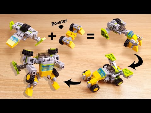 LEGO brick Triple Changer transformer robot tutorial Jumper #Springer #LEGO #レゴ変形ロボ #レゴアイデア #레고변신로봇