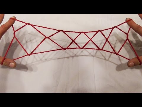 More Diamonds! 5 Diamond Jacob's Ladder String Figure/String Trick