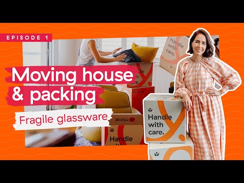 Fragile glassware packing hack video
