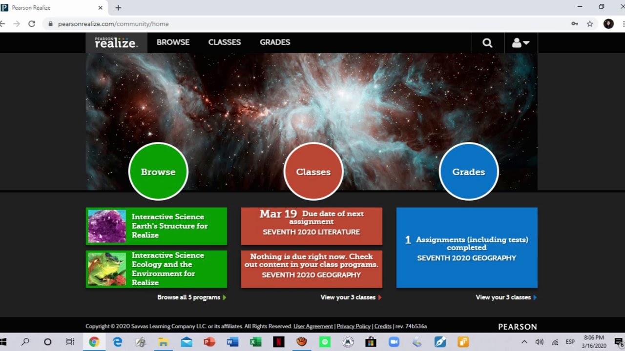 Pearson Realize Tutorial (2020 Version)