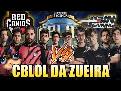 CBLOL DA ZUEIRA #11 - PAIN VS RED CANIDS