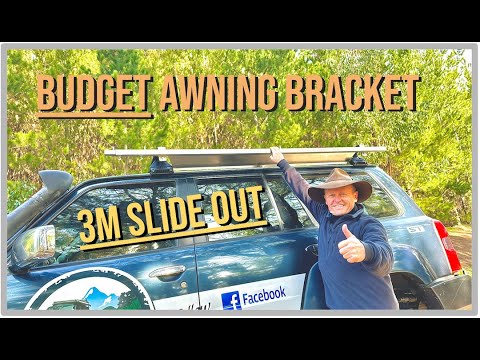Budget 4WD Awning Bracket Build | 3m Slide-Out for My GU Patrol