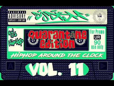 DJ DISH - HipHop around the Clock Vol. 11 - #11 - OldSchool Mix Tape - 90s HipHop - Real HipHop